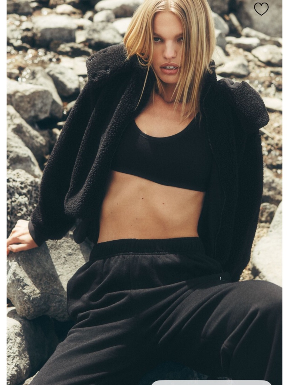ALO Yoga Foxy Sherpa Jacket - Black